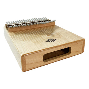 Hluru 21 keys Full Solid Maple Wood Bottom Sound Hole Kalimba