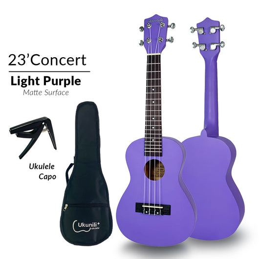 Ukunili Ukulele Concert 23' Light Purple (Matte)