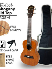 Load image into Gallery viewer, Ukunili Ukulele Concert 23&#39; Mahogany Solid Top 2330SM
