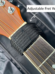 Load image into Gallery viewer, 41 Inch Acoustic Guitar Bag 1cm Thick Padding Waterproof Dual Adjustable Shoulder Strap Guitar Case Gig Bag with Back Hanger Loop, Black
