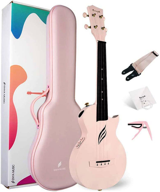 ENYA Ukulele Nova U Carbon Pink Plus