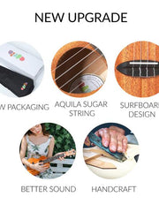 Load image into Gallery viewer, Adela Ukulele 23&#39; Concert Mahogany Solid Top
