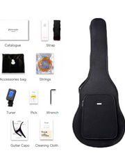 Load image into Gallery viewer, ENYA EA-X1 Acoustic Guitar  41 inches Koa-Patterned HPL Pack
