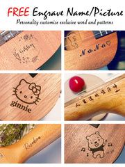 Load image into Gallery viewer, Adela Ukulele 23&#39; Concert Spruce top BearCub
