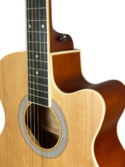 Load image into Gallery viewer, Smiger H40 Acoustic Guitar 41 inches Wood
