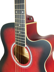 Load image into Gallery viewer, Smiger H40 Acoustic Guitar 41 inches RedBrown
