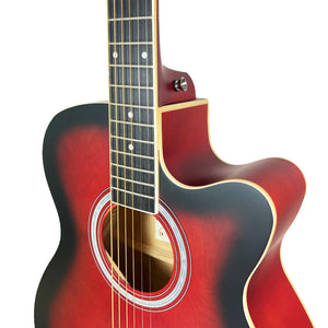Smiger H40 Acoustic Guitar 41 inches RedBrown