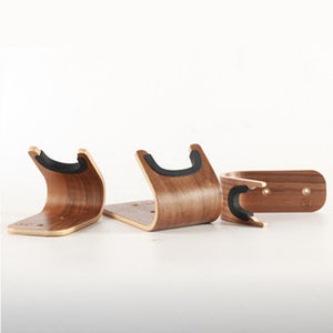 Ukulele / Guitar wood adhesive wall mount holder hanger violin hook stand