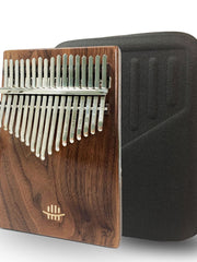Load image into Gallery viewer, Hluru 17 keys Full Solid Walnut Wood Kalimba
