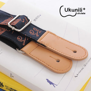 Guitar Strap Art Linen Leather AGS-081