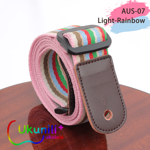 Ukulele Strap Rainbow  AUS-07