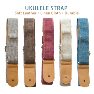 Ukulele Strap Linen Pattern