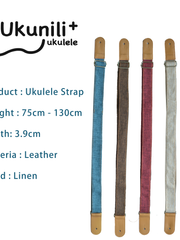 Load image into Gallery viewer, Ukulele Strap Linen Pattern
