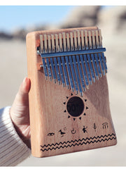Load image into Gallery viewer, TODO Mahogany Wood Nile Design Kalimba 拇指琴 - Free Engraving 免费定制雕刻
