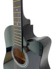 Load image into Gallery viewer, Nili Acoustic Guitar 38 inches  Black
