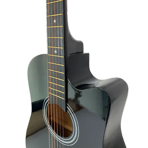 Nili Acoustic Guitar 38 inches  Black