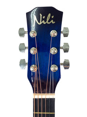 Load image into Gallery viewer, Nili Acoustic Guitar 38 inches Blue
