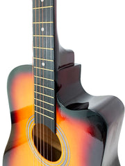 Load image into Gallery viewer, Nili Acoustic Guitar 38 inches  SunBrown
