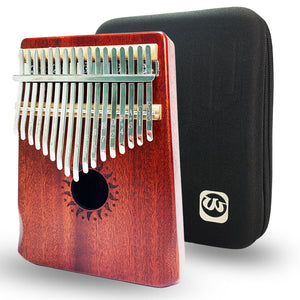 Walter 17 keys Full Solid Mahogany Wood Kalimba