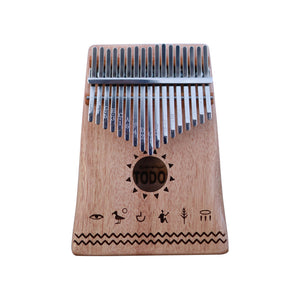 TODO Mahogany Wood Nile Design Kalimba