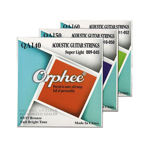 Orphee Bronze Vacuum Pack Acoustic Guitar Strings QA140/150/160