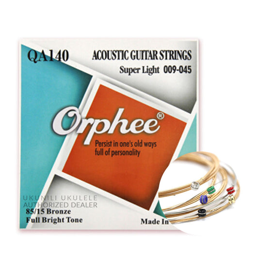 Orphee Bronze Vacuum Pack Acoustic Guitar Strings QA140/150/160