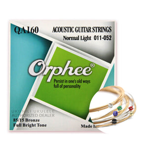 Orphee Bronze Vacuum Pack Acoustic Guitar Strings QA140/150/160