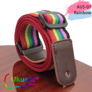 Ukulele Strap Rainbow  AUS-07