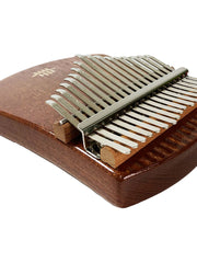 Load image into Gallery viewer, Hluru 17 keys Full Solid Sapele Wood Circular sector Kalimba
