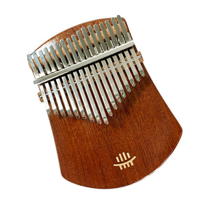 Hluru 17 keys Full Solid Sapele Wood Circular sector Kalimba