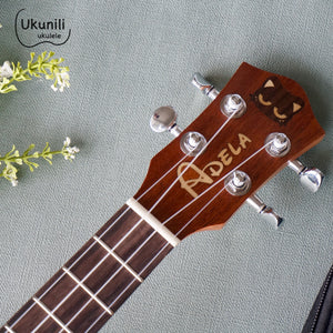 Adela Ukulele 26' Tenor Mahogany Solid Top - Ukunili Ukulele