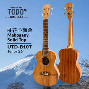 TODO Ukulele 26' Tenor Mahogany Solid Top