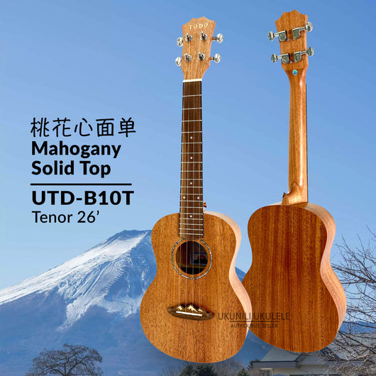 TODO Ukulele 26' Tenor Mahogany Solid Top