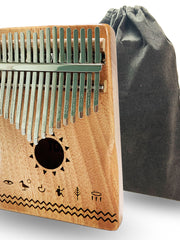 Load image into Gallery viewer, TODO Mahogany Wood Nile Design Kalimba 拇指琴 - Free Engraving 免费定制雕刻
