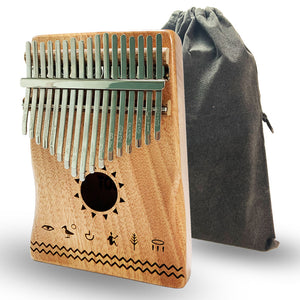 TODO Mahogany Wood Nile Design Kalimba