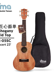 Load image into Gallery viewer, Uma Ukulele 23&#39; Concert Mahogany Solid Top  UMA UK-05SC
