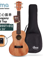 Load image into Gallery viewer, Uma Ukulele 26&#39; Tenor Mahogany Solid Top  UMA UK-05ST
