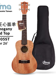 Load image into Gallery viewer, Uma Ukulele 26&#39; Tenor Mahogany Solid Top  UMA UK-05ST
