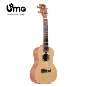 Uma Ukulele 23' Concert Spruce Solid Top  UMA UK-06SC