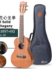 Load image into Gallery viewer, Uma Ukulele 26&#39; Tenor Full Solid Mahogany Gloss UMA UK-20ST
