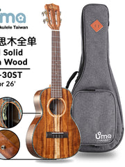 Load image into Gallery viewer, Uma Ukulele 26&#39;Tenor Full Solid Acacia Koa UMA-30ST
