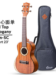 Load image into Gallery viewer, Uma Ukulele 23&#39; Concert Solid Mahogany &amp; Maple Top  UMA UK-MoonSC

