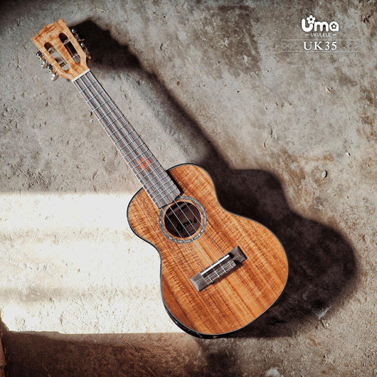 Uma Ukulele 26'Tenor Full Solid Acacia Koa UMA-35ST