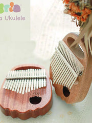 Load image into Gallery viewer, Adela Full Solid Walnut Wood Kalimba
