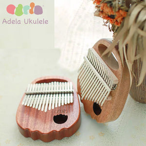 Adela Full Solid Walnut Wood Kalimba