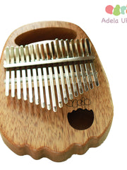 Load image into Gallery viewer, Adela Full Solid Walnut Wood Kalimba
