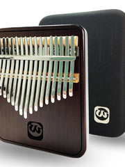 Load image into Gallery viewer, Walter 17 keys Full Solid Black Walnut Wood Kalimba
